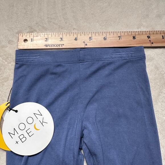 Moon and Beck Baby 6-12 Months Blue/White Stripe Signature Leggings New - Picture 4 of 8